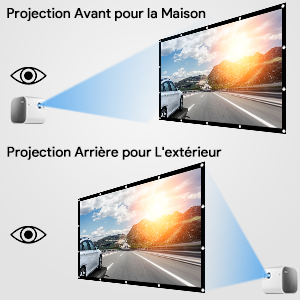 Écran de Projection 120 Pouces