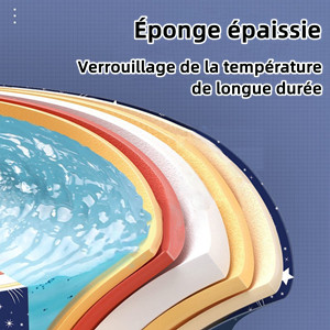Sinbide Baignoire Pliable Adulte, Grand Antidérapant Baignoires Portable Mobile / SPA,140x68x47cm