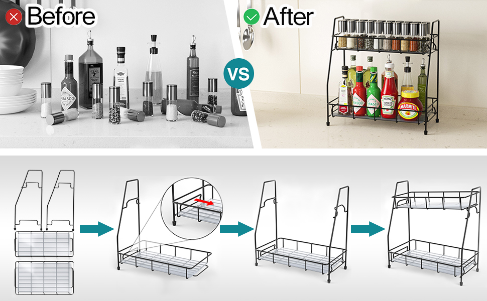 Étagère à Épices Cuisine