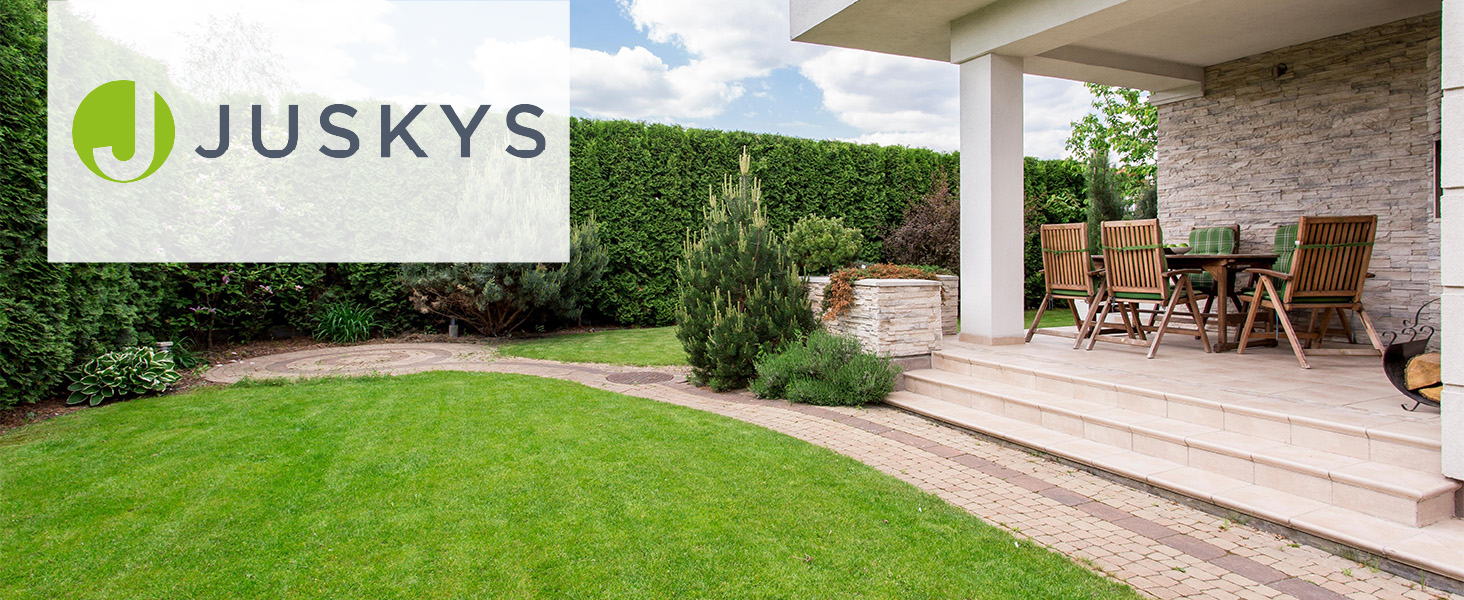 Juskys Ensemble de meubles de balcon pour terrasse, jardin, extérieur, naturel