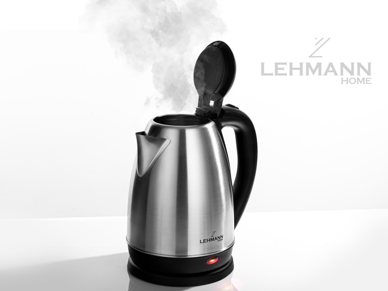 Bouilloire en acier inoxydable d'une capacité de 1,8 litre