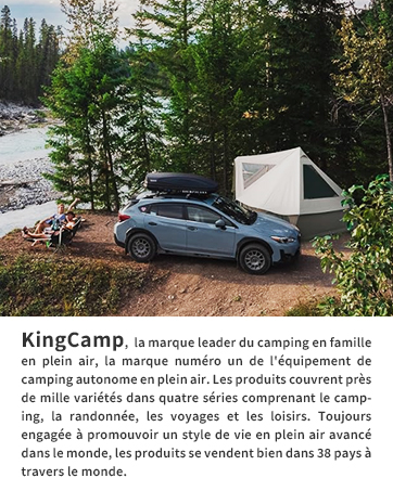 KingCamp Bain de Soleil Pliants 5 Positions Réglable