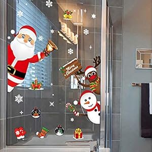 Décoration de Noël Fenetre Stickers