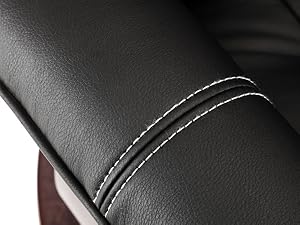 Relaxsessel mit Hocker 9019BK