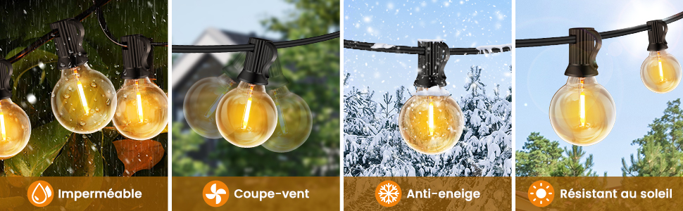 guirlande lumineuse boule