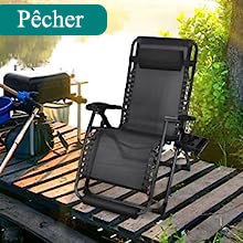 chaise longue pliante