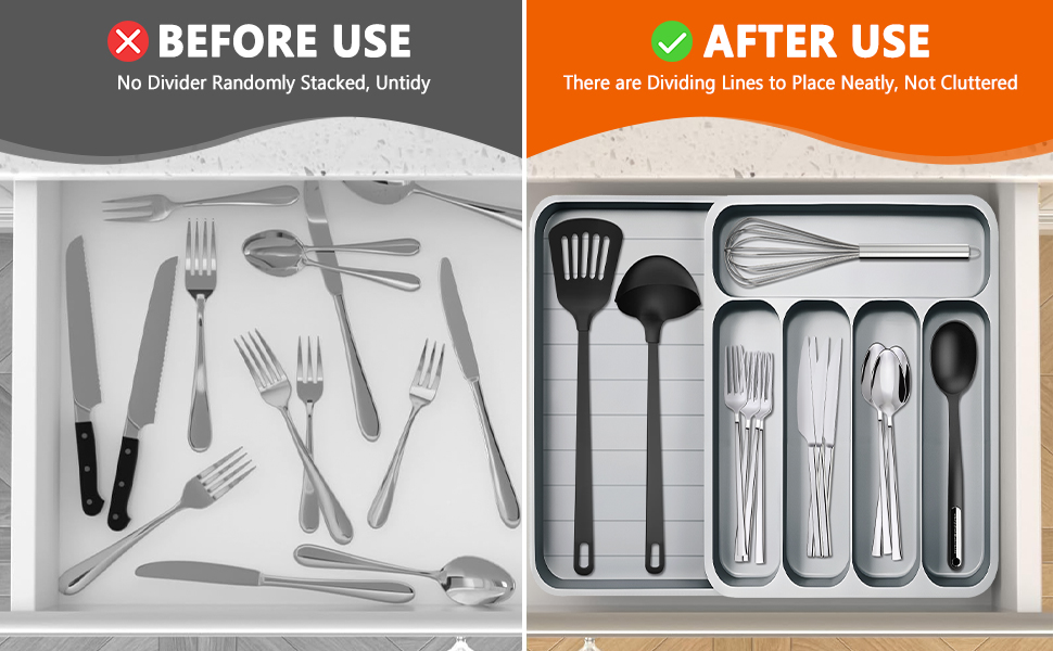 Range Couverts pour Tiroir