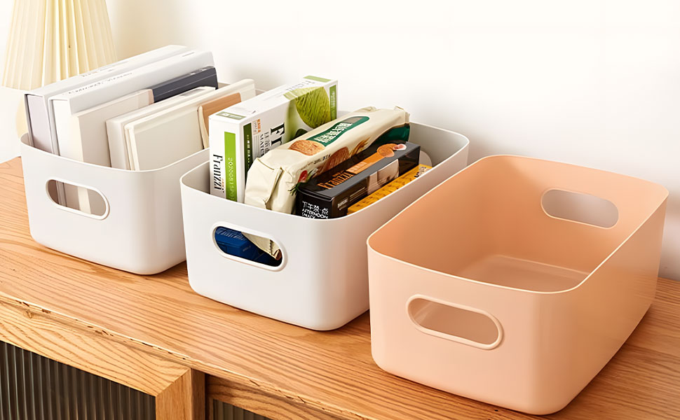  12pcs Panier de Rangement en Plastique