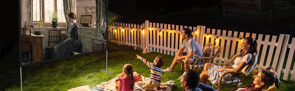 Projector Screen with Stand 100 inch OUTDOOR