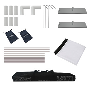 Projector Screen with Stand 100 inch