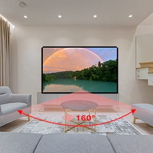 Projector Screen with Stand 100 inch