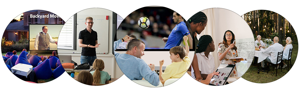 Projector Screen with Stand 100 inch