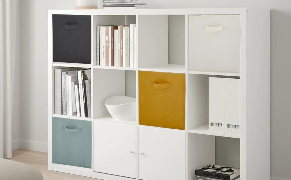 Etagère pour panier cube coloré