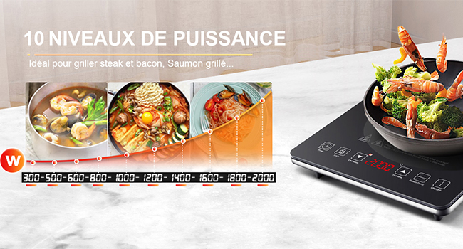 plaque à induction plaque induction 1 feu plaque de cuisson à induction portable table de cuisson