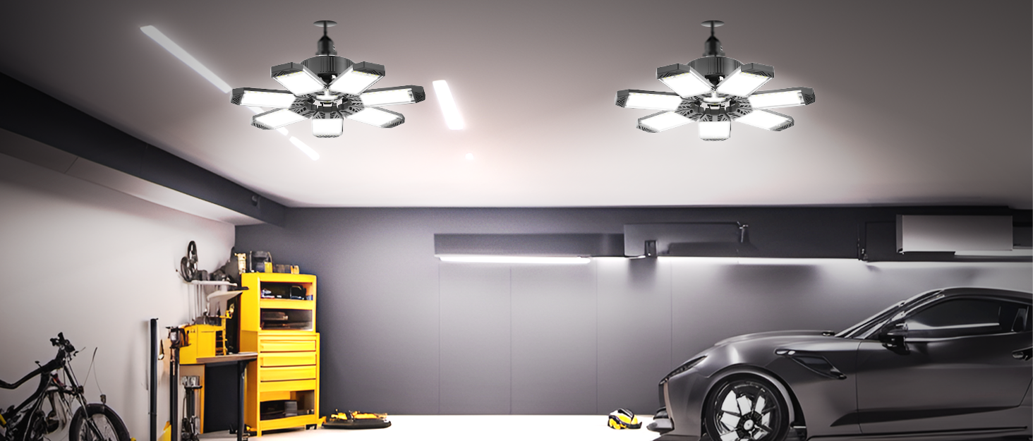 HAPYLUMI 200W Éclairage LED Garage 