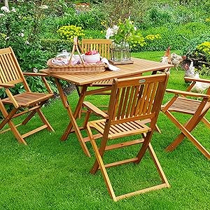 Salon de jardin bois Ensemble de jardin bois ensemble table et chaises jardin mobilier extérieur