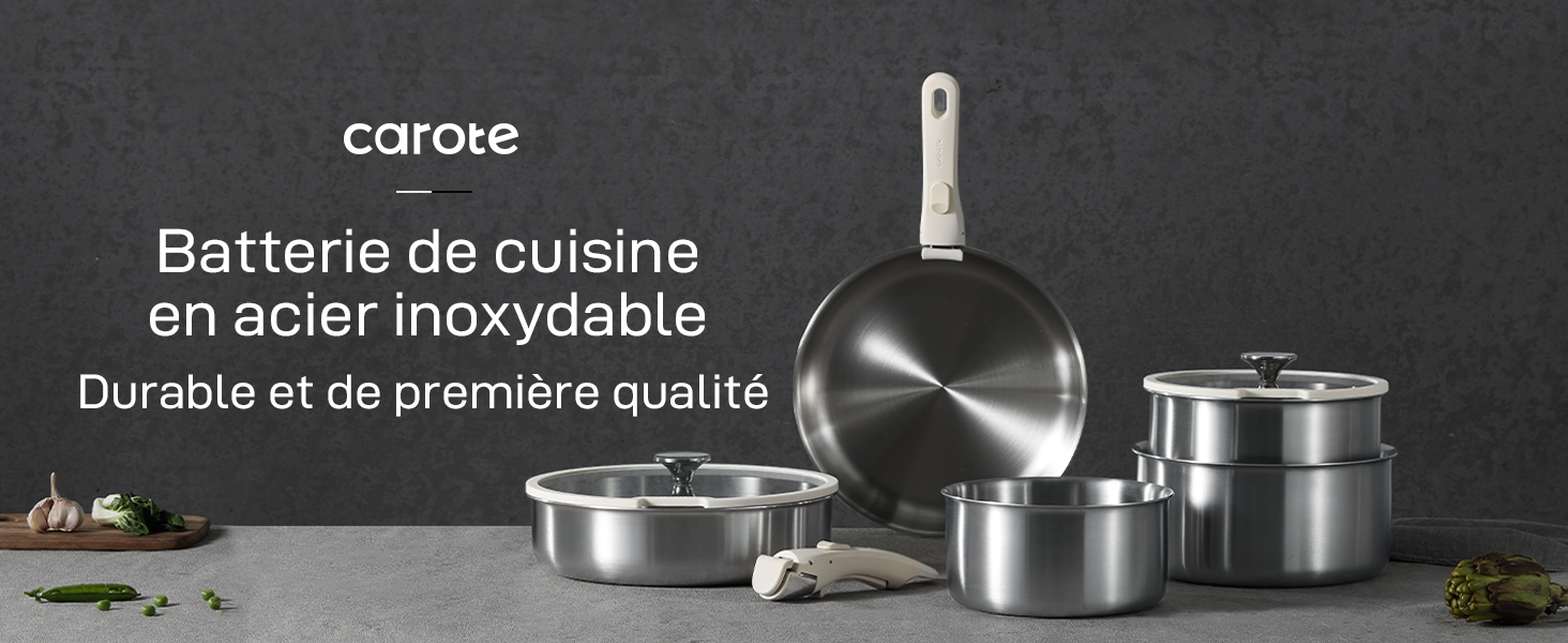 Batterie de Cuisine Induction Inox