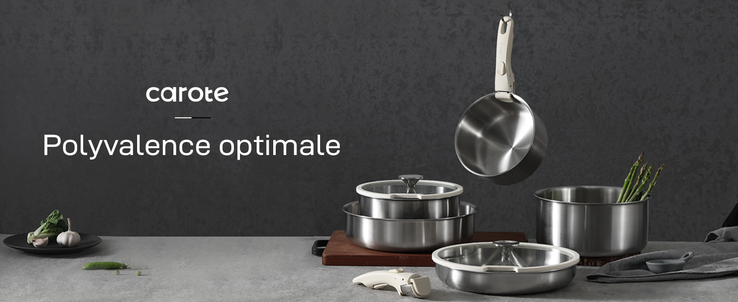 Batterie de Cuisine Induction Inox