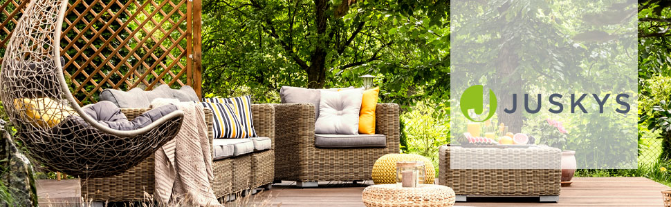ArtLife Polyrattan Sitzgruppe Fort Myers schwarz