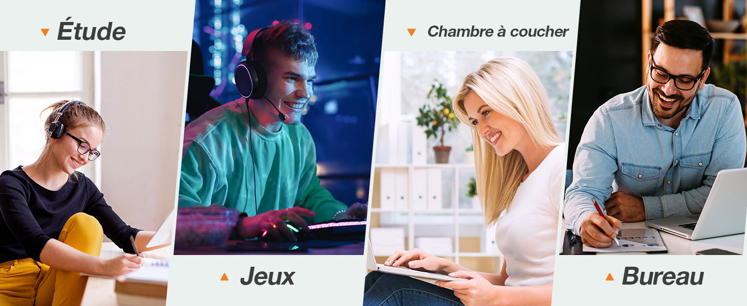 bureau d'angle gaming