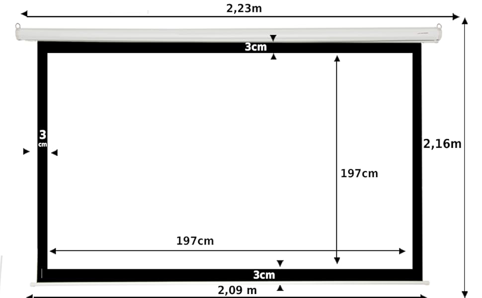 Écran de projection électrique pour projecteur motorisé amazon