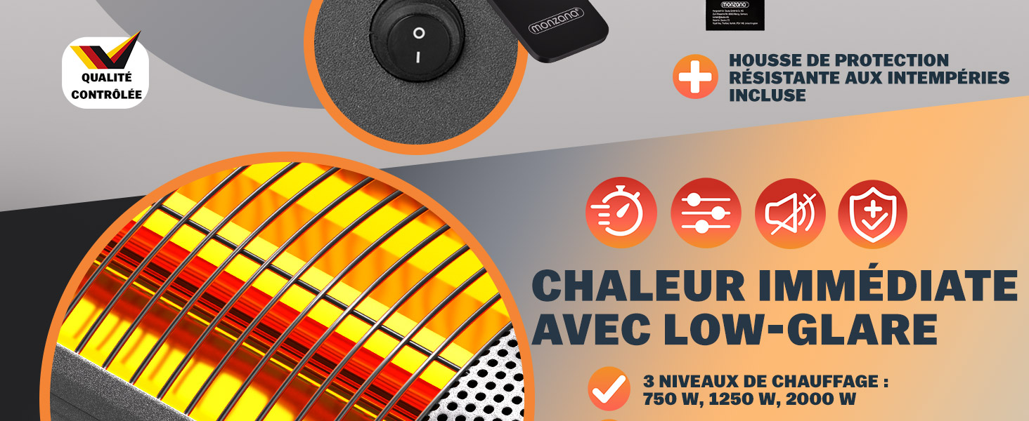 télécommande radiateur extérieur radiateur infrarouge réglette infrarouge chauffage électrique