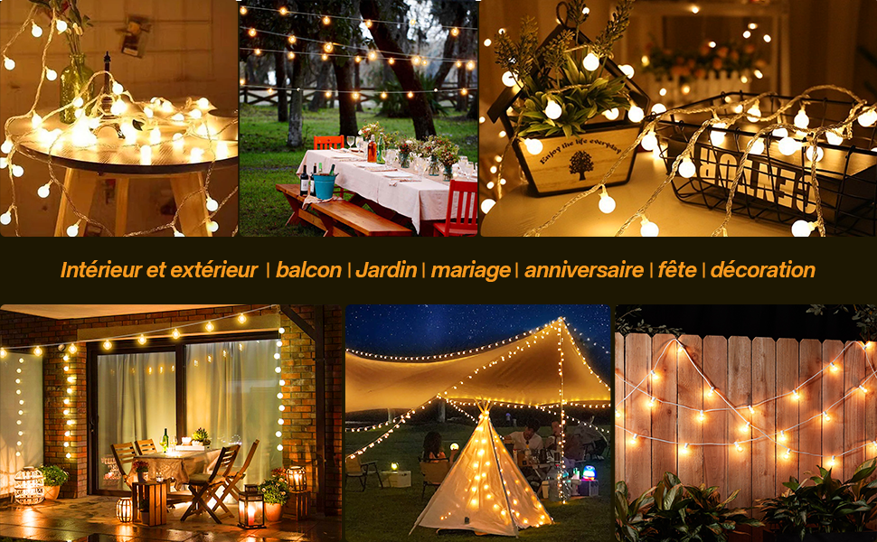 Intérieur et extérieur/balcon/Jardin/mariage/anniversaire/fête/décoration