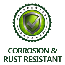 Résistant à la corrosion et à la rouille