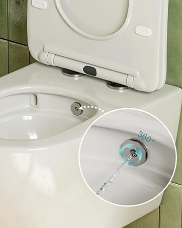 WC de douche avec buse intégrée