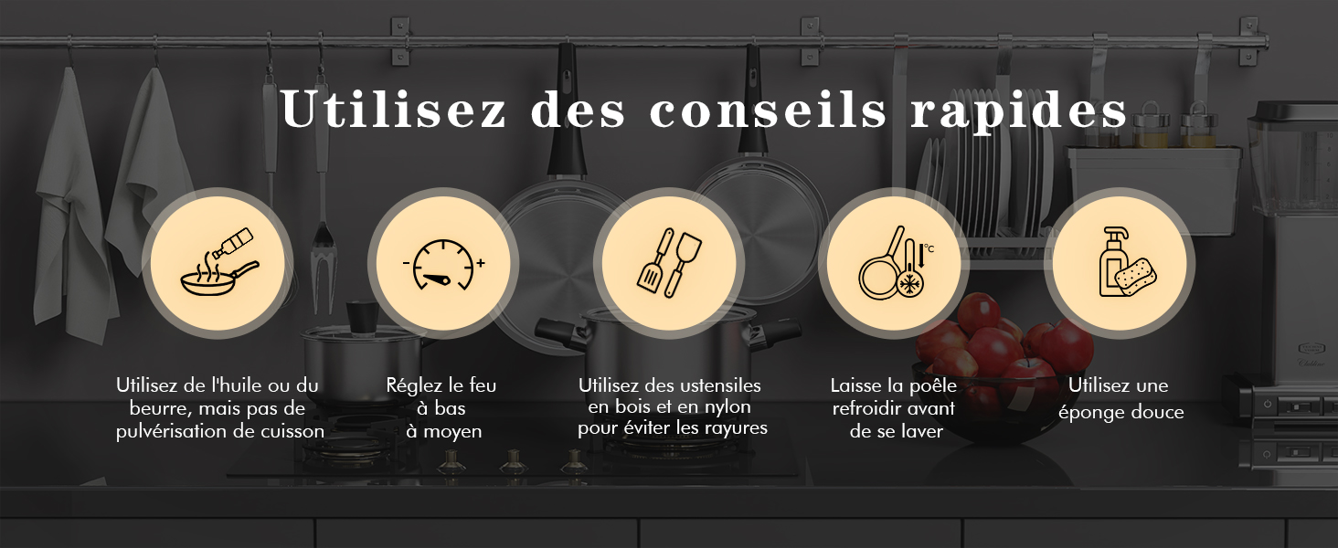 sets de poêles et casseroles