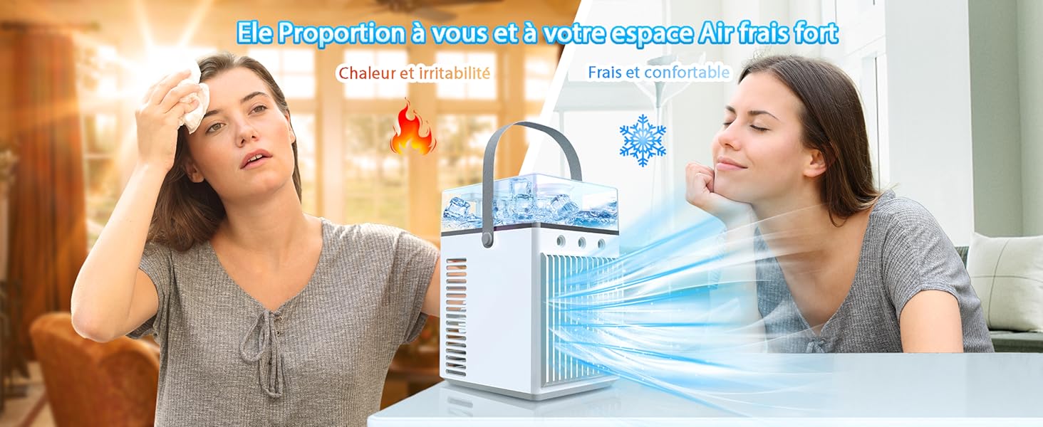 climatiseur mobile climatiseur rafraichisseur d'air refroidisseur d'air climatiseur mural 