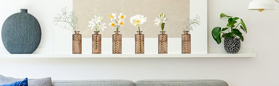   Vase Fleur & Herbe de Pampa