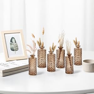 Vase Decoratif Ambre (Lot de 6)