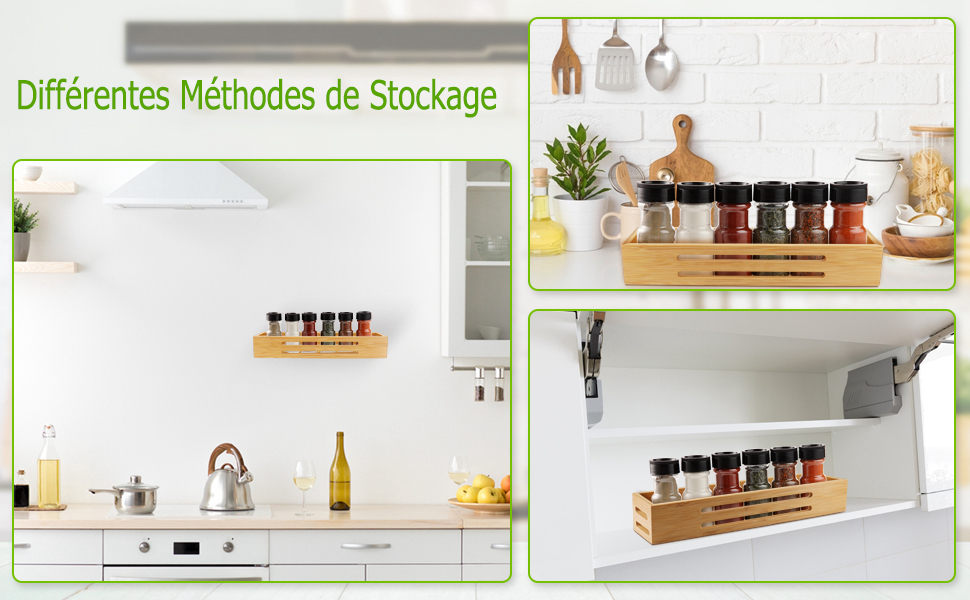 Scénarios applicables au support à épices