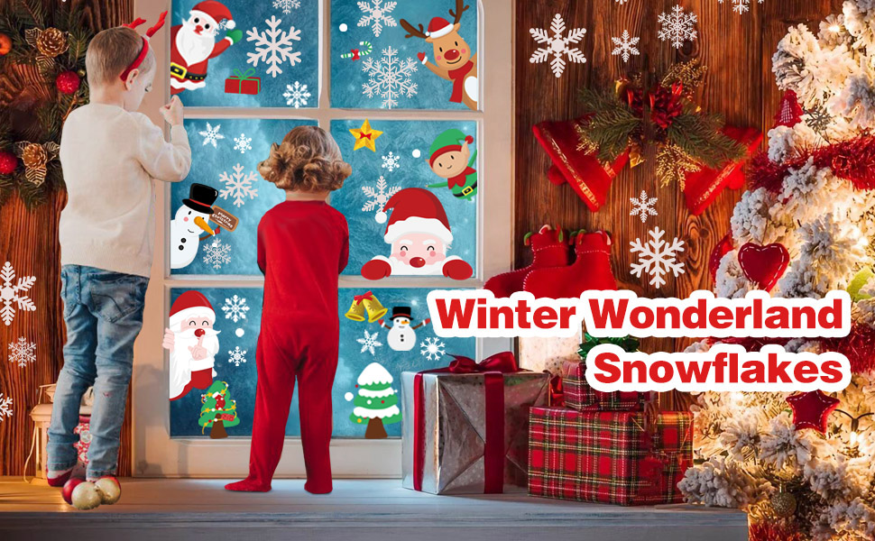 Décoration de fenêtre de Noël