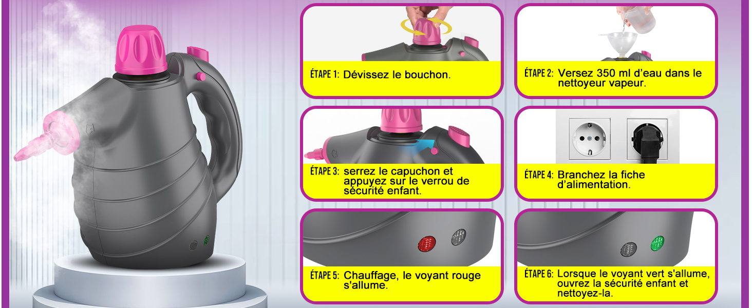 Nettoyeur Vapeur a Main