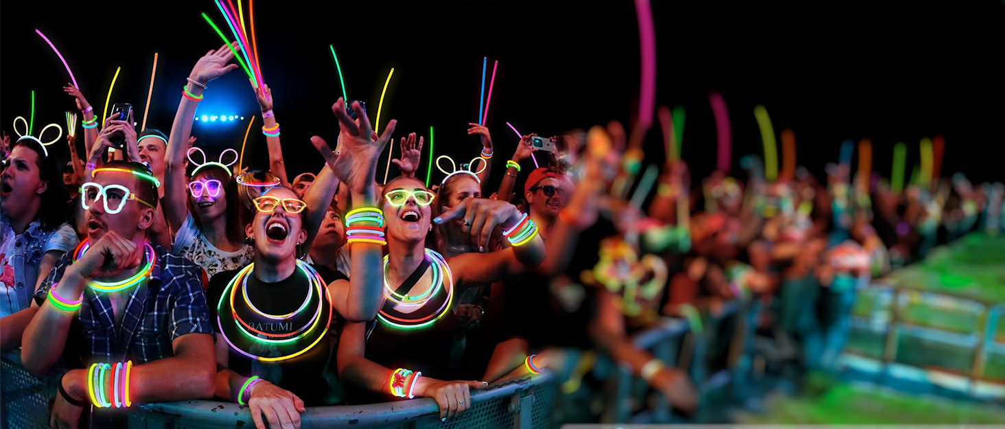 Millegu Bracelets Fluorescents Lumineux