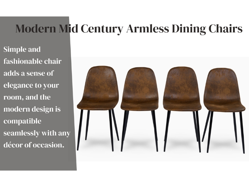 chaise de salle à manger de style rétro