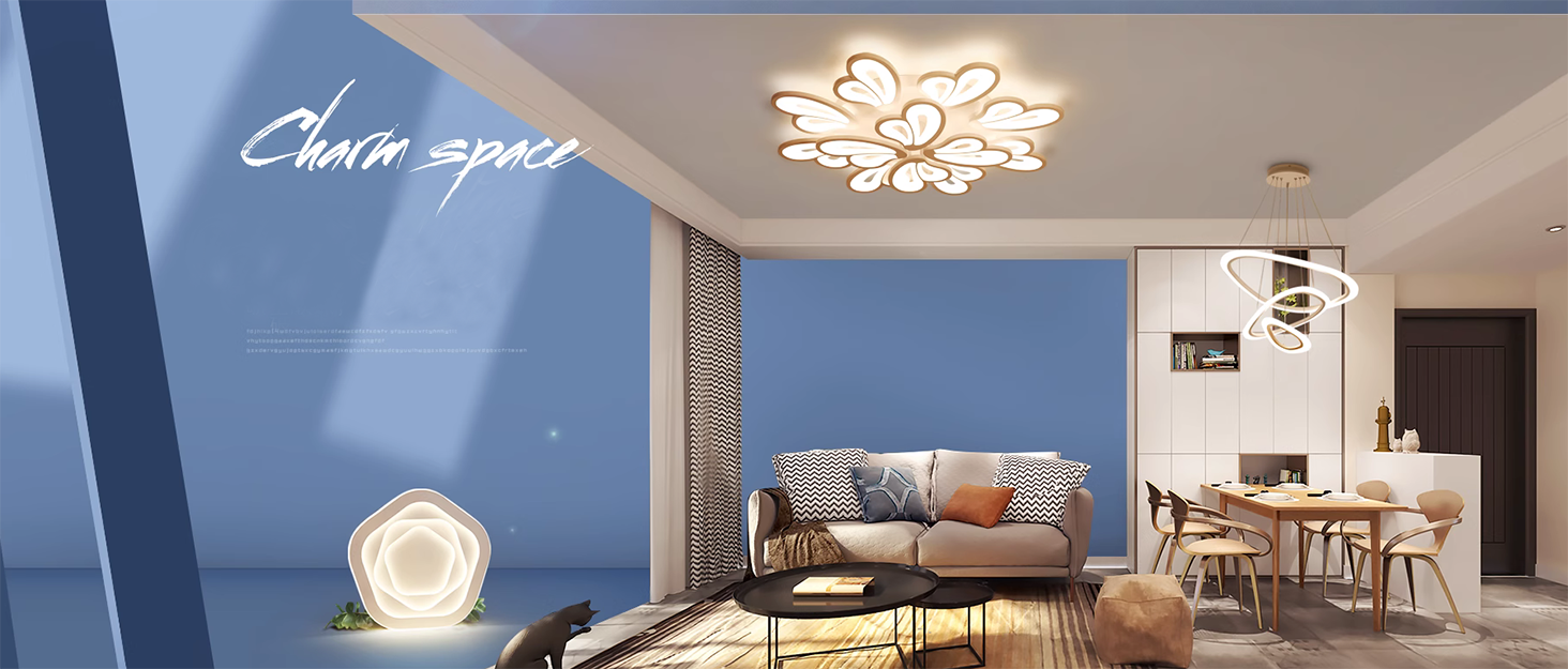 Ventilateur avec plafonnier