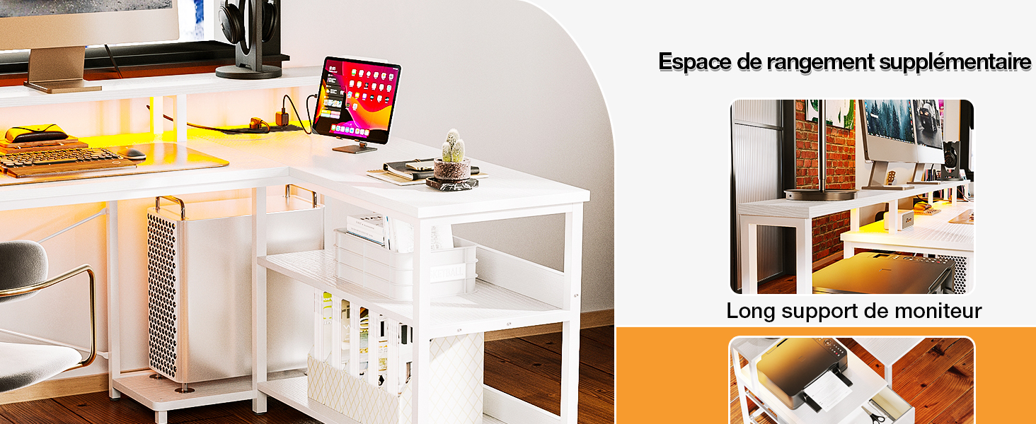 bureau en forme de L