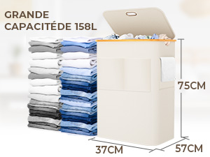 Grande Capacitéde 158L