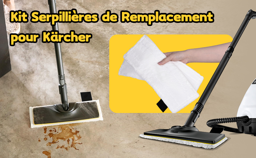 lingette pour karcher vapeur