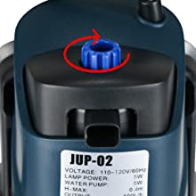 Adjust water  output