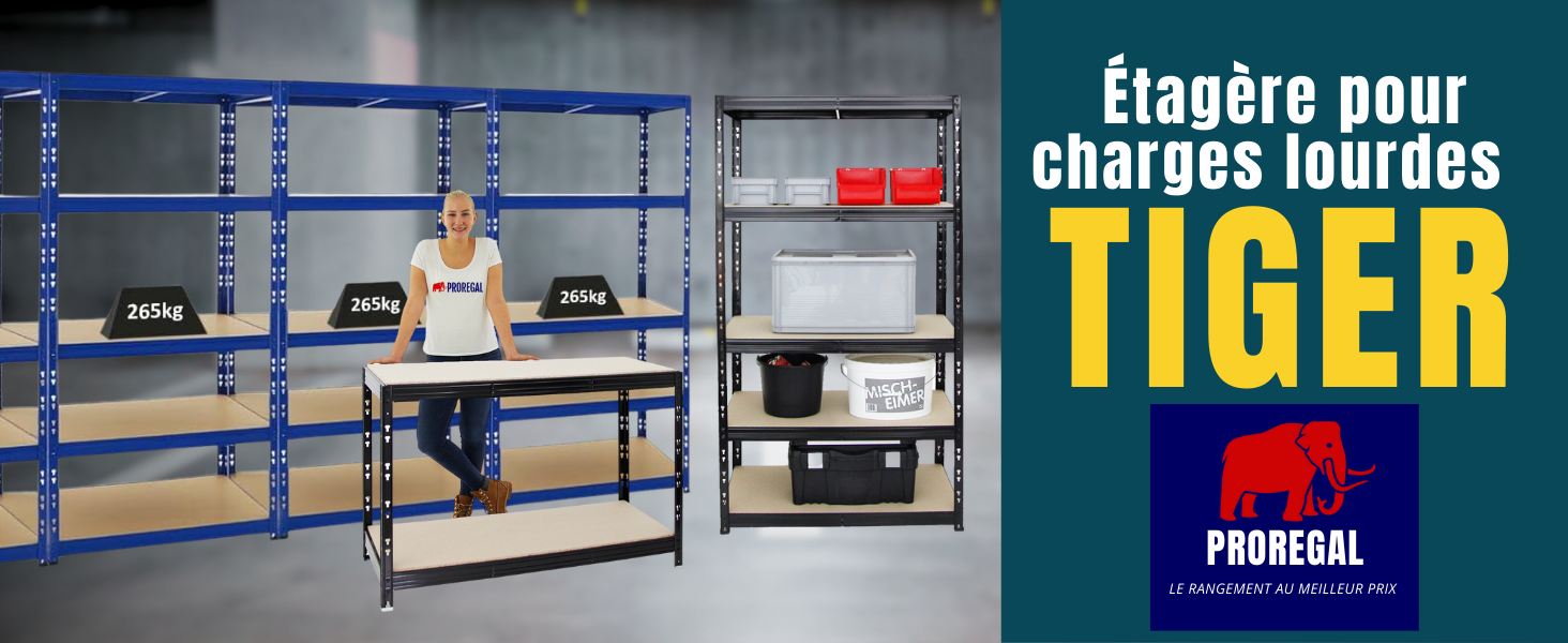 Etagere pour charges lourdes Tiger
