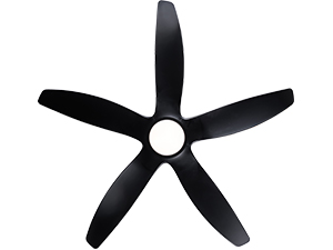 Ventilateur de Plafond avec Lampe Noir