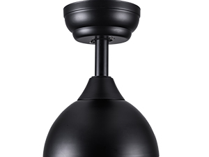 Ventilateur de Plafond avec Lampe Noir