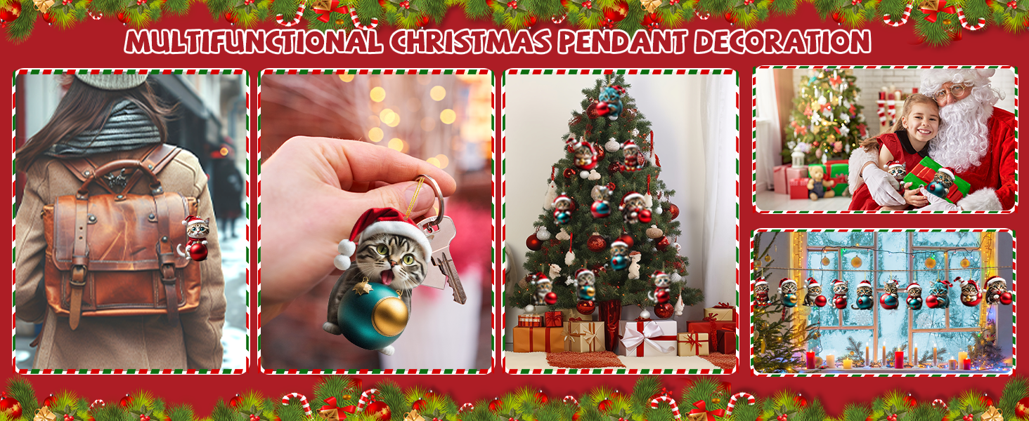 Porte-clés Pendentif Arbre de Noël