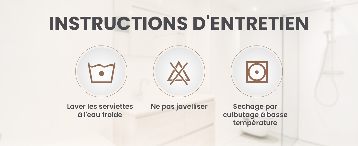 serviette pour invités