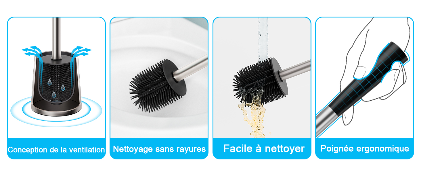 balai toilette wc balayette wc balai wc brosse toilettes wc silicone