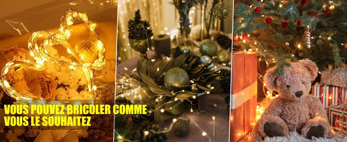 guirlandes lumineuses d'intérieur